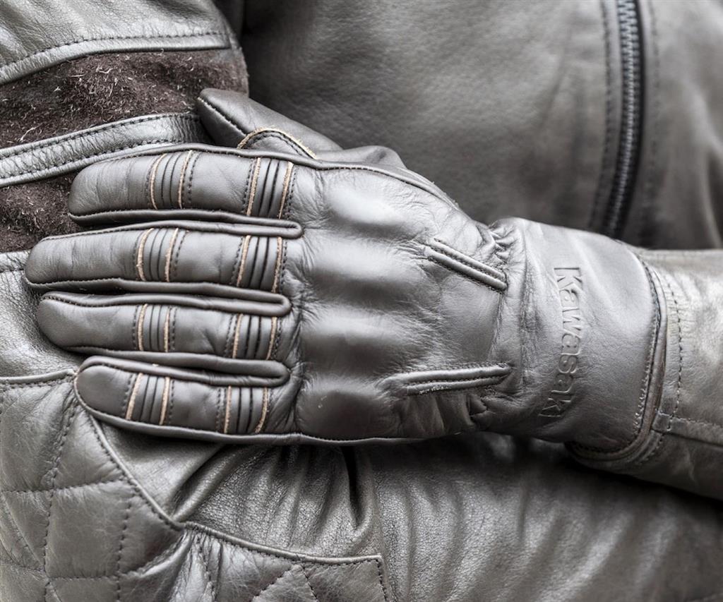 M BK CHALLENGER　 BANDANA LEATHER GLOVE DURHAM LEATHER GLOVES (male) - M&P Kawasaki