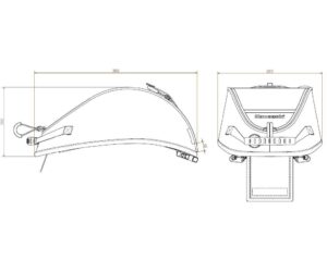 Tank bag with window (4L)